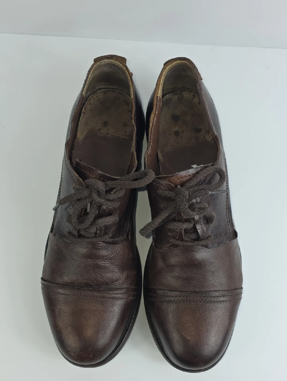 Frye Johnny‎ Brown Leather Men's Oxford Shoes Size 11.5